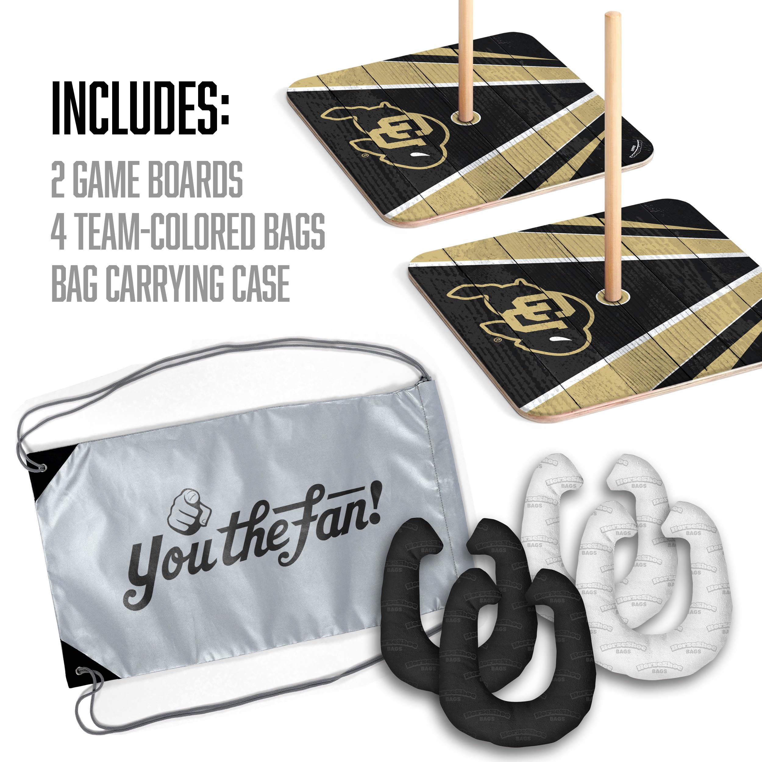 YouTheFan NCAA Colorado Buffaloes Horseshoe Bags - Sports Collectibles, Sports Memorabilia, Sports Fan Shop, Sports Gifts