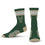 For Bare Feet NBA MILWAUKEE BUCKS 4 Stripe Deuce Crew Sock Team Color Medium