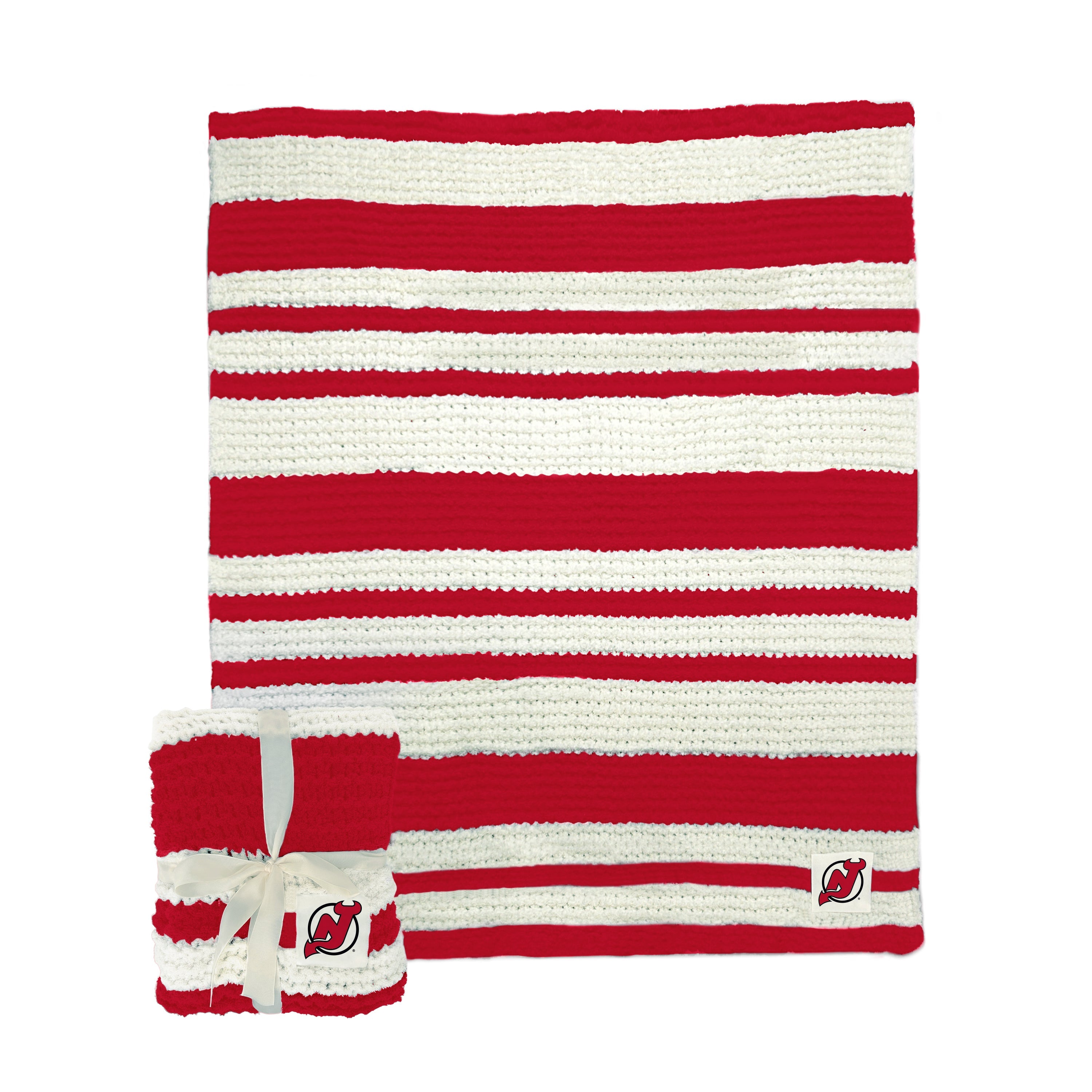 New Jersey Devils Cable Knit Throw 50x60