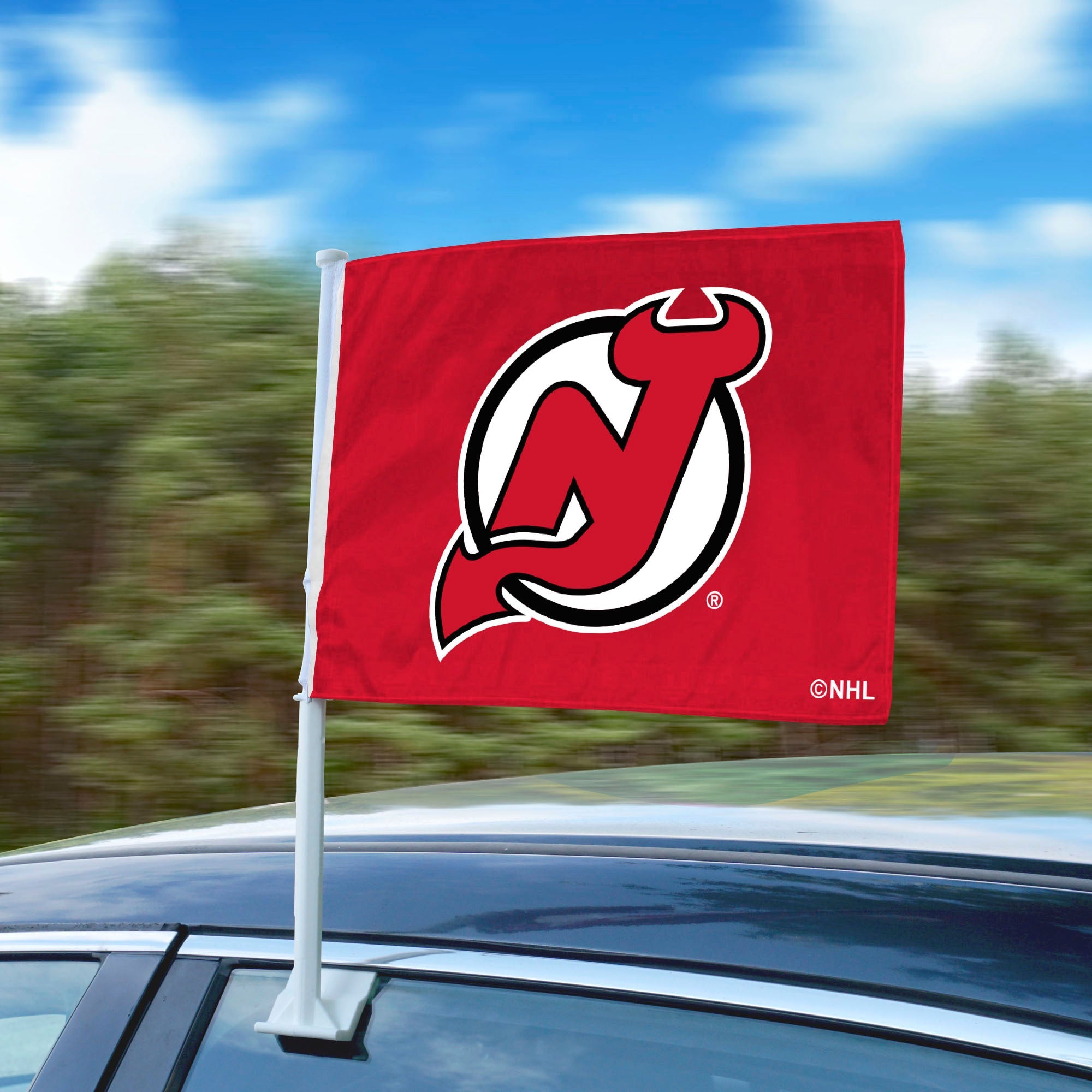 NHL - New Jersey Devils CARFLAG - Sports Gifts, Sports Memorabilia, Sports Collectibles, Fan Shop