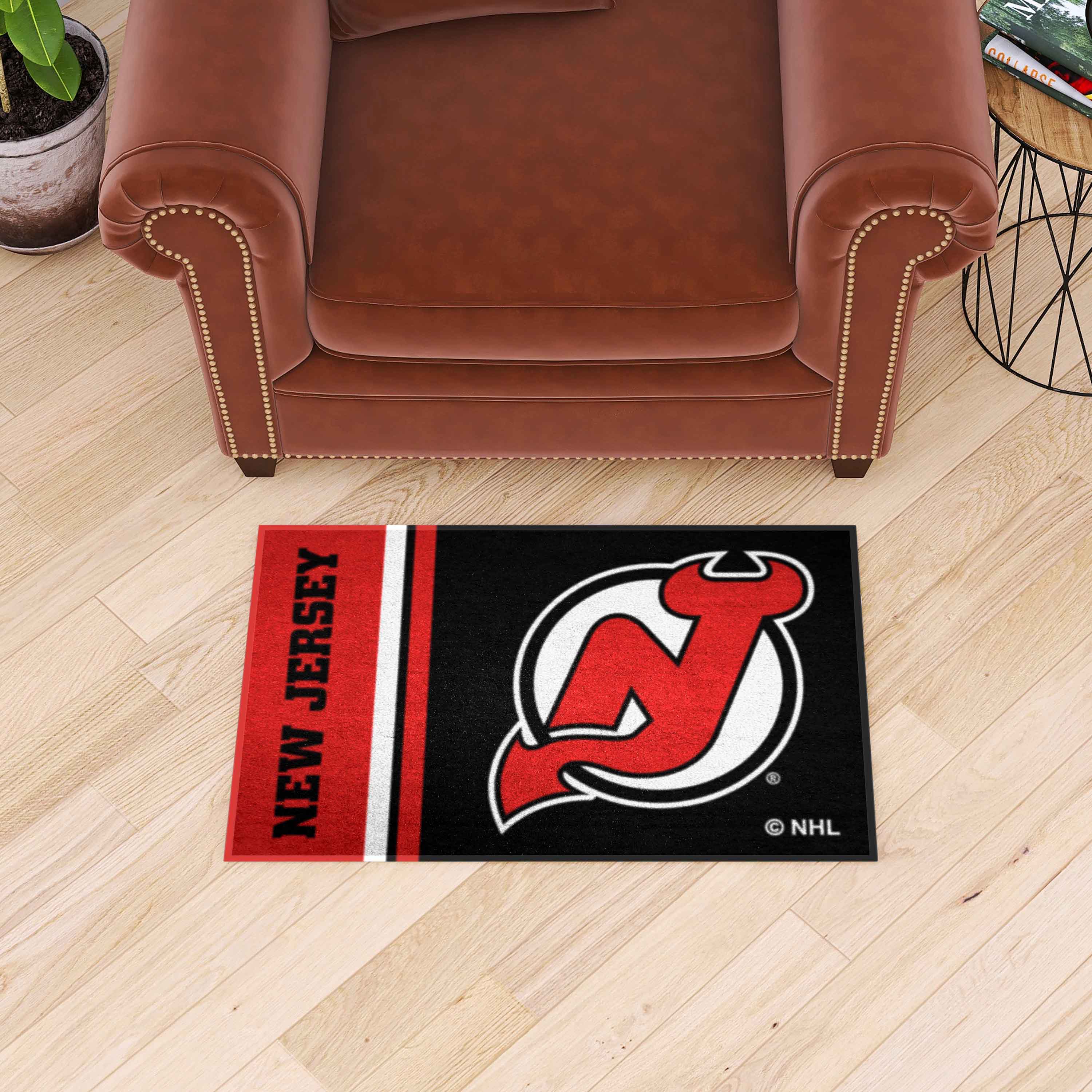 NHL - New Jersey Devils Starter Mat - Uniform - Sports Gifts, Sports Memorabilia, Sports Collectibles, Fan Shop