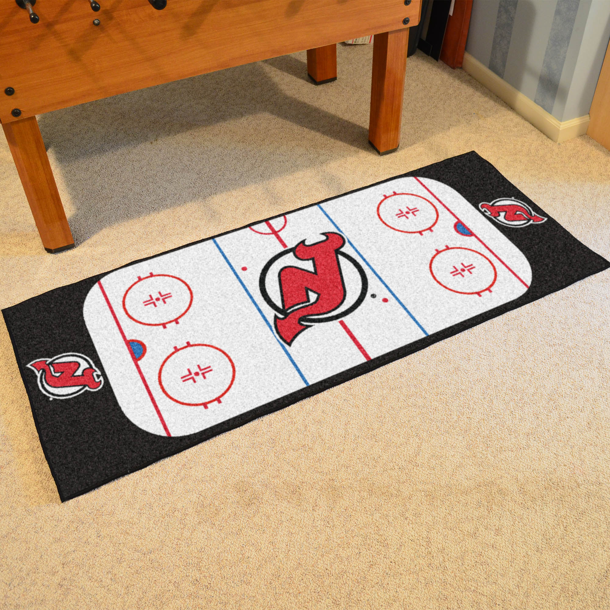 NHL - New Jersey Devils Rink Runner - Sports Gifts, Sports Memorabilia, Sports Collectibles, Fan Shop