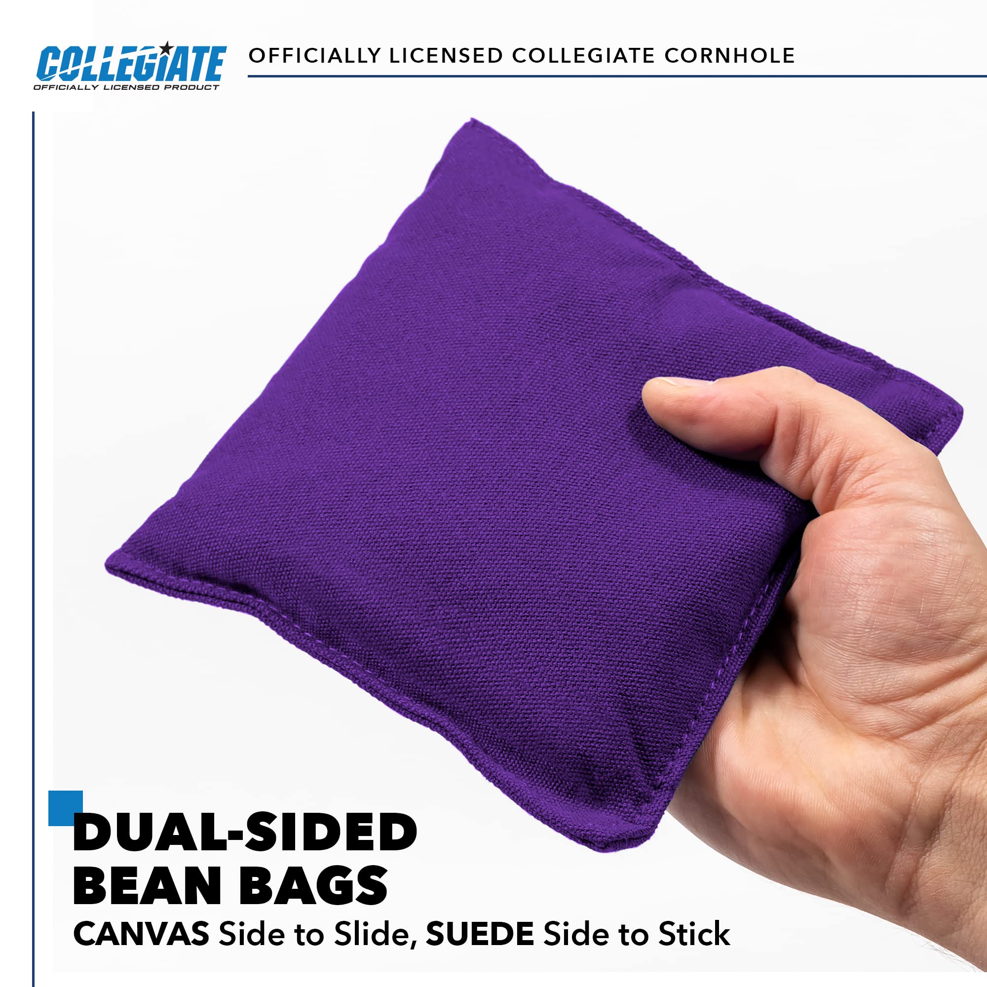 Wild Sports LSU Tigers 2' x 4' Regulation Size Solid Wood College Cornhole Set with Direct Print HD Team Graphics Great Gift for Any NCAA Fan! Bean Bag Toss Family Outdoor Game - Sports Collectibles, Sports Memorabilia, Sports Fan Shop, Sports Gifts