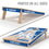YouTheFan NCAA Kentucky Wildcats 2’ x 4’ Professional Wood Cornhole Game with Logo Bags - Sports Collectibles, Sports Memorabilia, Sports Fan Shop, Sports Gifts