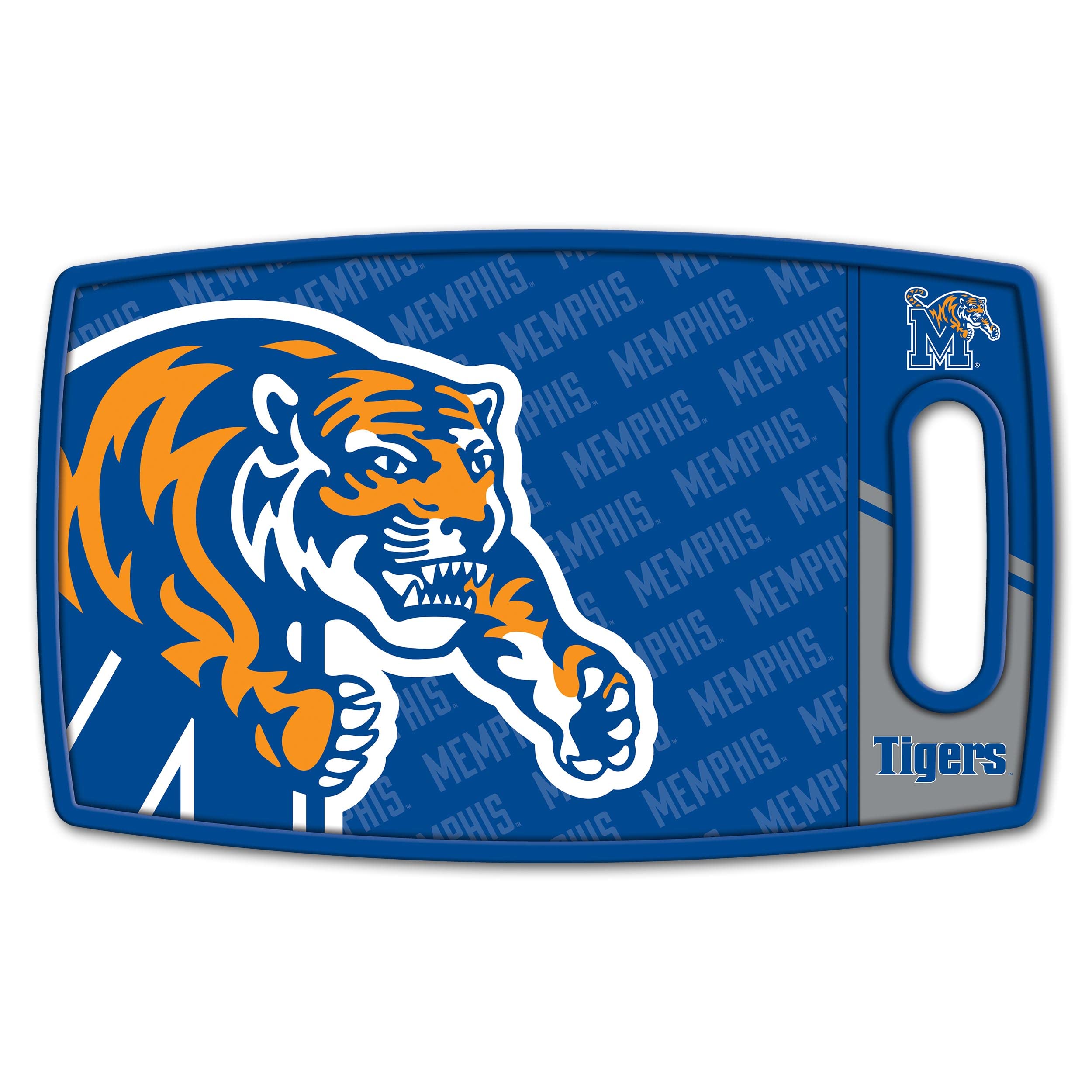 YouTheFan NCAA Memphis Tigers Logo Series Cutting Board - Sports Collectibles, Sports Memorabilia, Sports Fan Shop, Sports Gifts