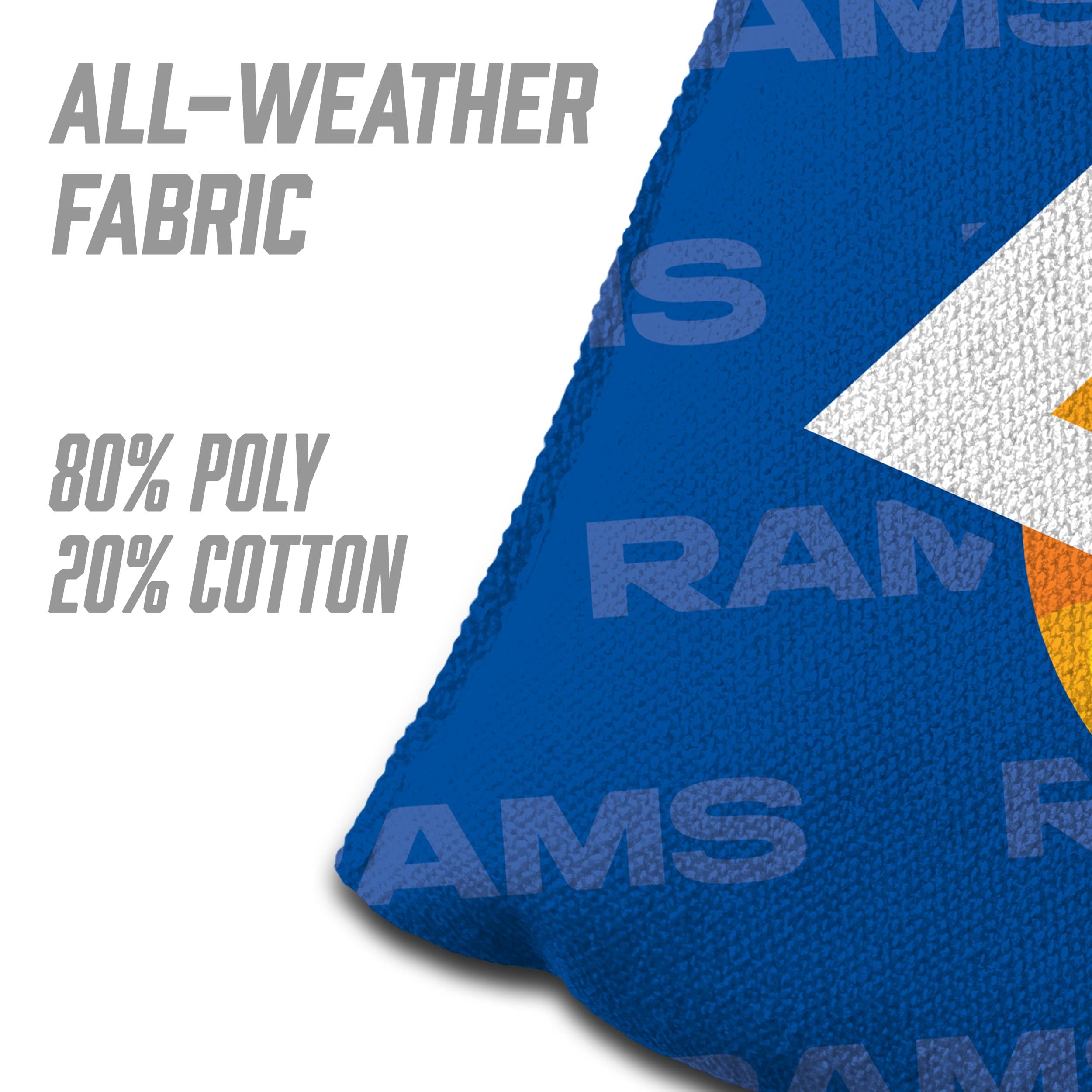YouTheFan NFL Los Angeles Rams Cornhole Bags - 4PK - Blue - Sports Collectibles, Sports Memorabilia, Sports Fan Shop, Sports Gifts