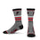 For Bare Feet Mens NFL Atlanta Falcons 5 Star Crew Sock Marble Grey Large - Sports Gifts, Sports Memorabilia, Sports Collectibles, Fan Shop