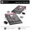 Wild Sports 2'x3' MDF Wood NFL Arizona Cardinals Cornhole Set - Grey Wood Design - Sports Collectibles, Sports Memorabilia, Sports Fan Shop, Sports Gifts