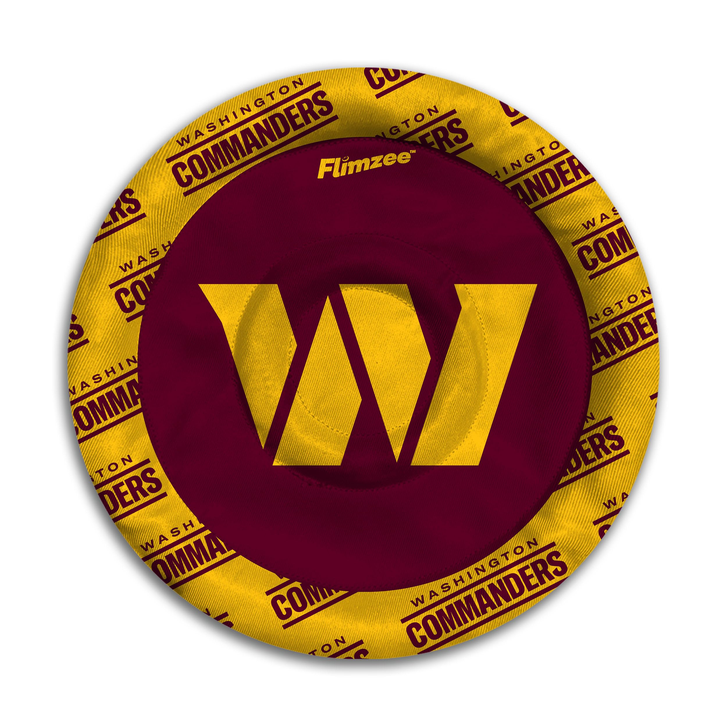 YouTheFan NFL Washington Commanders Flimzee Bean-Bag Flying Disc - Sports Collectibles, Sports Memorabilia, Sports Fan Shop, Sports Gifts