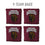 YouTheFan NCAA Montana Grizzlies Cornhole Bags - 4PK - Maroon - Sports Collectibles, Sports Memorabilia, Sports Fan Shop, Sports Gifts