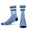 For Bare Feet NCAA North Carolina Tar Heels 4 Stripe Deuce Crew Sock Team Color MEDIUM - Sports Gifts, Sports Memorabilia, Sports Collectibles, Fan Shop