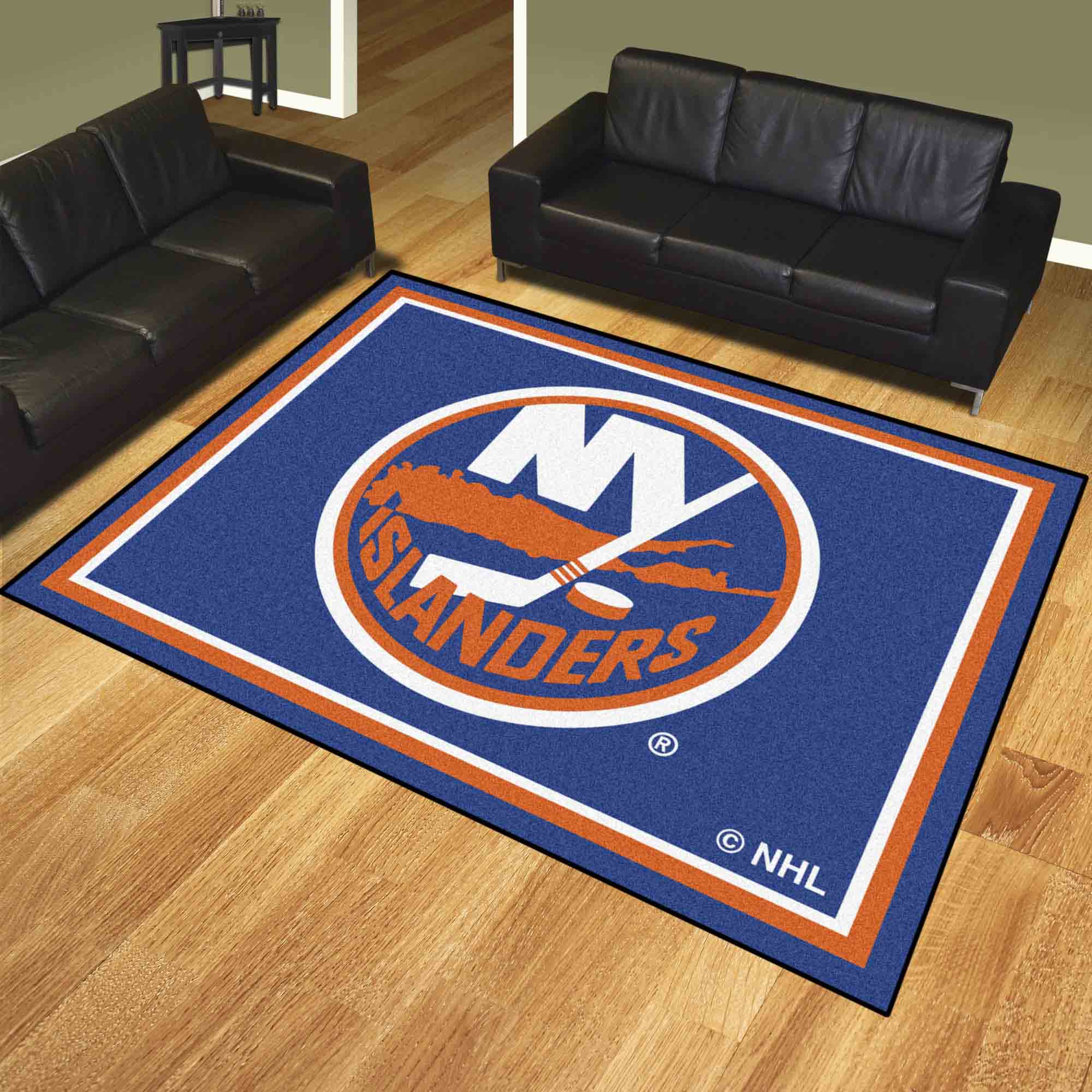 NHL - New York Islanders 8x10 Rug - Sports Gifts, Sports Memorabilia, Sports Collectibles, Fan Shop