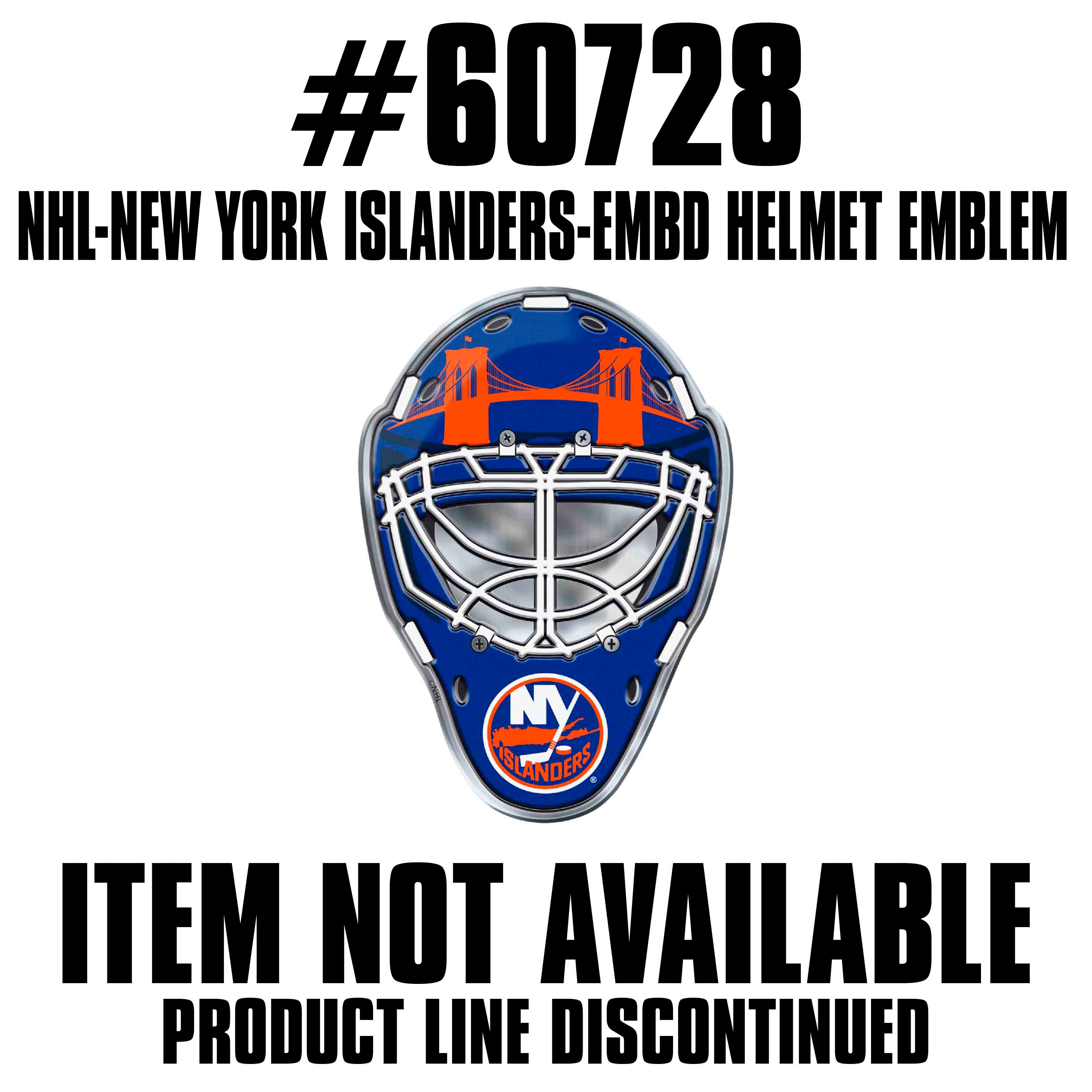 NHL - New York Islanders Embossed Helmet Emblem
