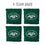 YouTheFan NFL New York Jets Cornhole Bags - 4PK - Green - Sports Collectibles, Sports Memorabilia, Sports Fan Shop, Sports Gifts