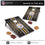 Wild Sports NFL Pittsburgh Steelers 2' x 3' MDF Deluxe Cornhole Set - with Corners and Aprons, Team Color - Sports Collectibles, Sports Memorabilia, Sports Fan Shop, Sports Gifts