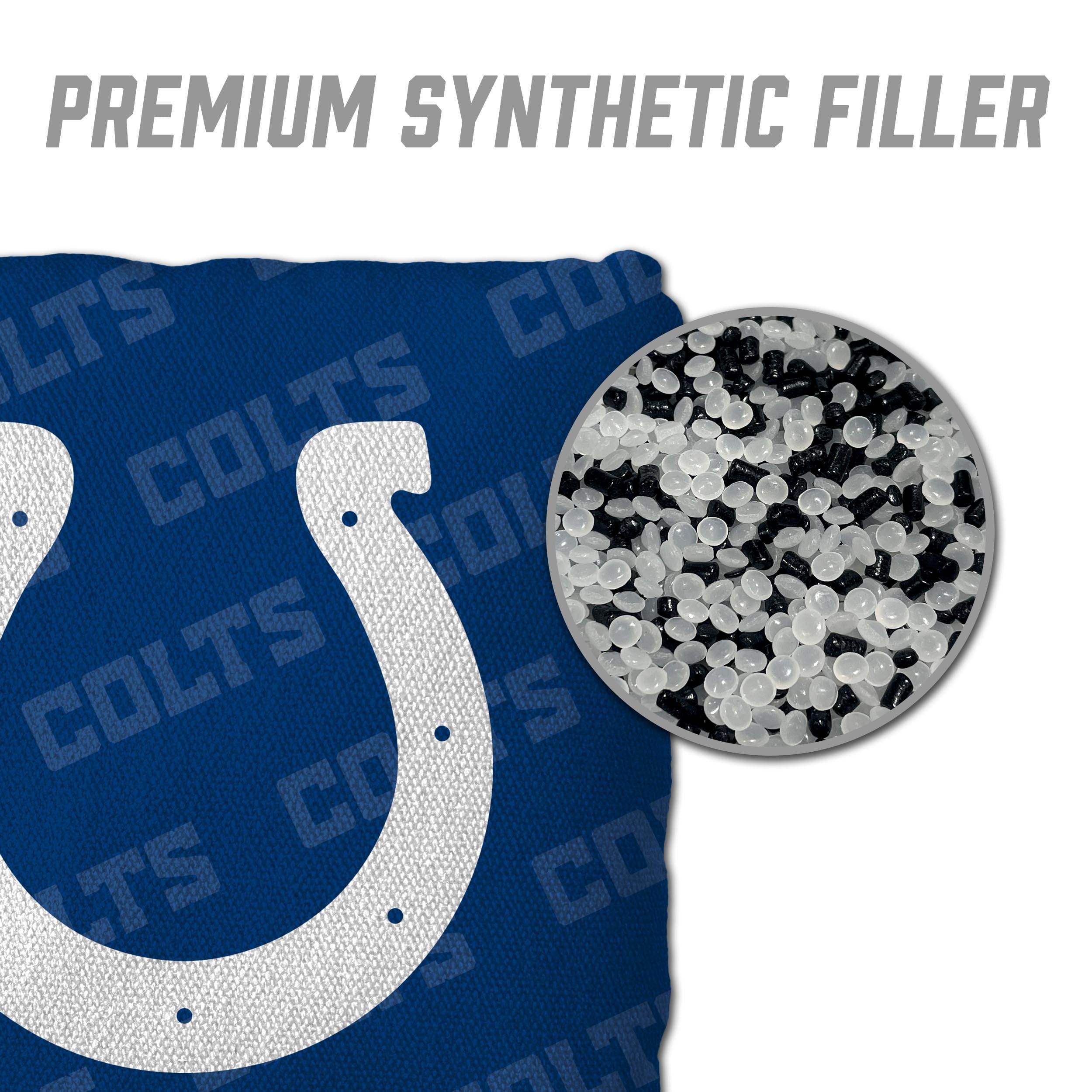 YouTheFan NFL Indianapolis Colts Cornhole Bags - 4PK - Blue - Sports Collectibles, Sports Memorabilia, Sports Fan Shop, Sports Gifts