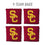 YouTheFan NCAA USC Trojans Cornhole Bags - 4PK - Red - Sports Collectibles, Sports Memorabilia, Sports Fan Shop, Sports Gifts