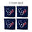 YouTheFan NFL Houston Texans Cornhole Bags - 4PK - Blue - Sports Collectibles, Sports Memorabilia, Sports Fan Shop, Sports Gifts