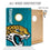 YouTheFan NFL Jacksonville Jaguars 2’ x 3’ Wood Cornhole Game with Logo Bags - Sports Collectibles, Sports Memorabilia, Sports Fan Shop, Sports Gifts