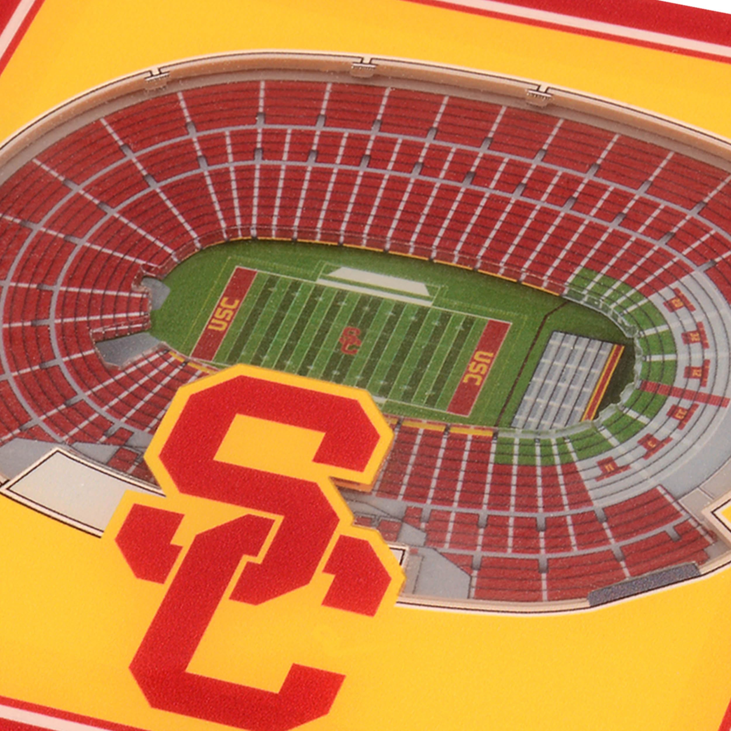 YouTheFan NCAA USC Trojans Licensed Fan Cribbage Wood Board Game - Sports Collectibles, Sports Memorabilia, Sports Fan Shop, Sports Gifts