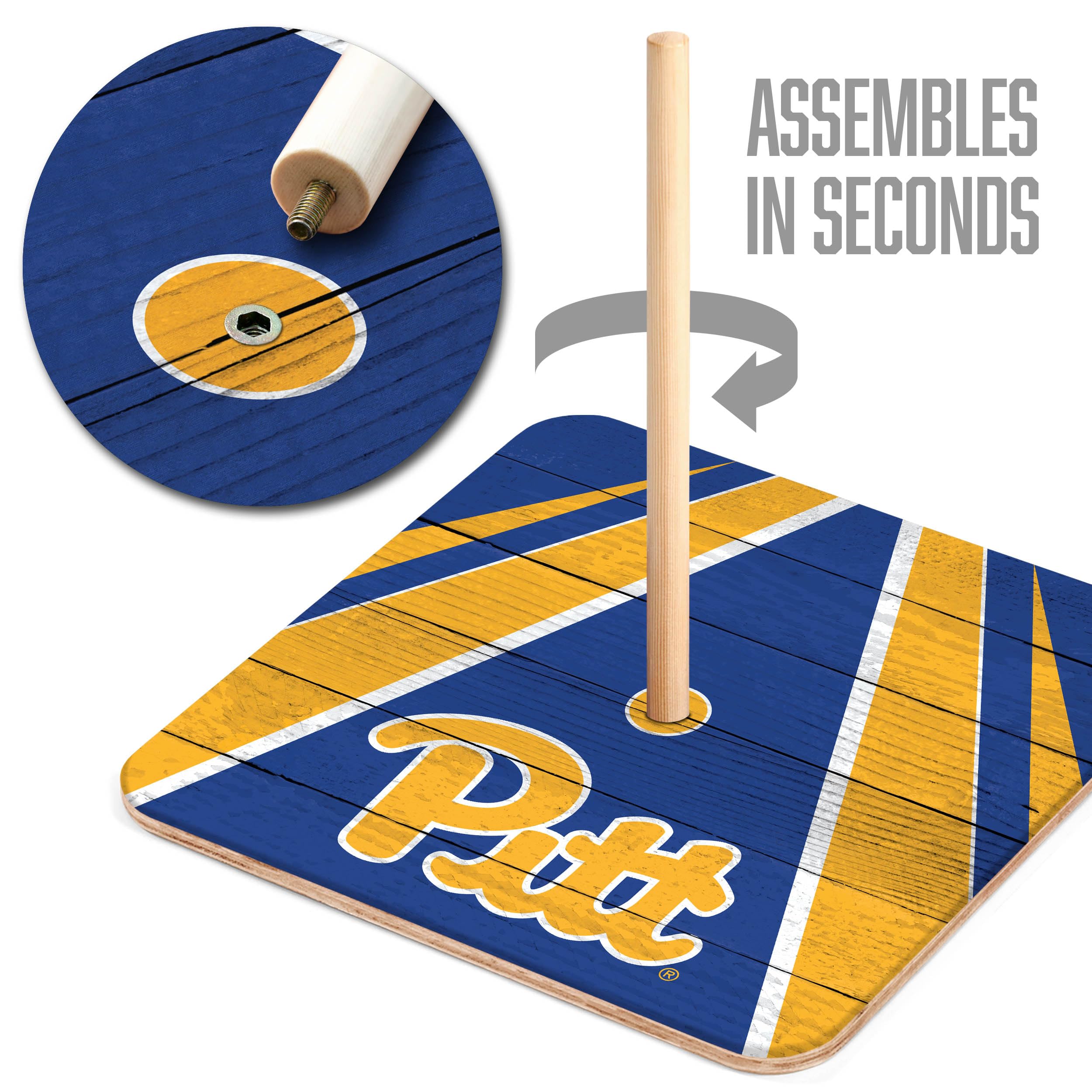 YouTheFan NCAA Pittsburgh Panthers Horseshoe Bags - Sports Collectibles, Sports Memorabilia, Sports Fan Shop, Sports Gifts