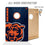 YouTheFan NFL Chicago Bears 2’ x 3’ Wood Cornhole Game with Logo Bags - Sports Collectibles, Sports Memorabilia, Sports Fan Shop, Sports Gifts