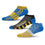 For Bare Feet NFL LOS ANGELES CHARGERS Stripe Stack 3 Pack Ankle Sock Team Colors Large - Sports Gifts, Sports Memorabilia, Sports Collectibles, Fan Shop