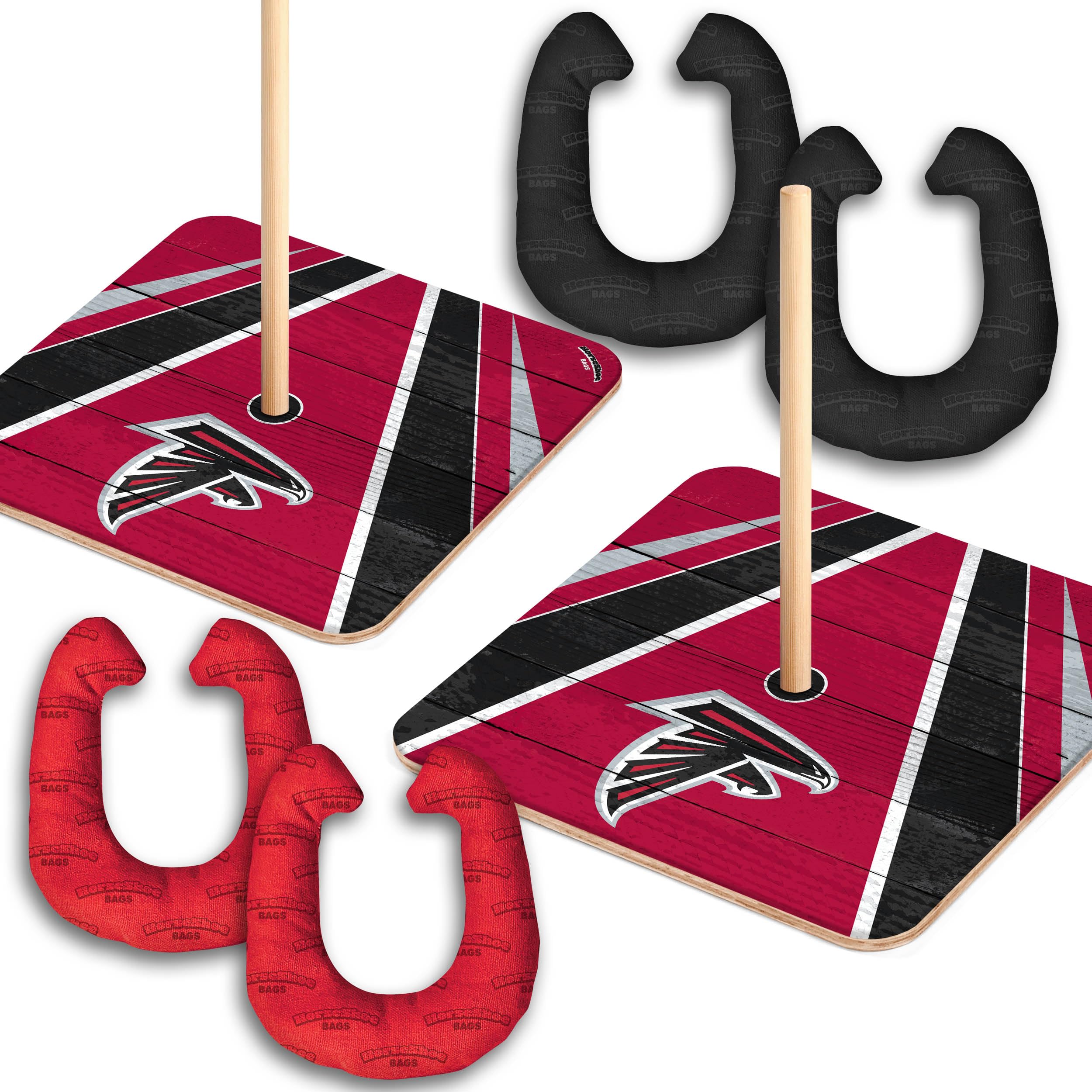 YouTheFan NFL Atlanta Falcons Horseshoe Bags Game - Sports Collectibles, Sports Memorabilia, Sports Fan Shop, Sports Gifts