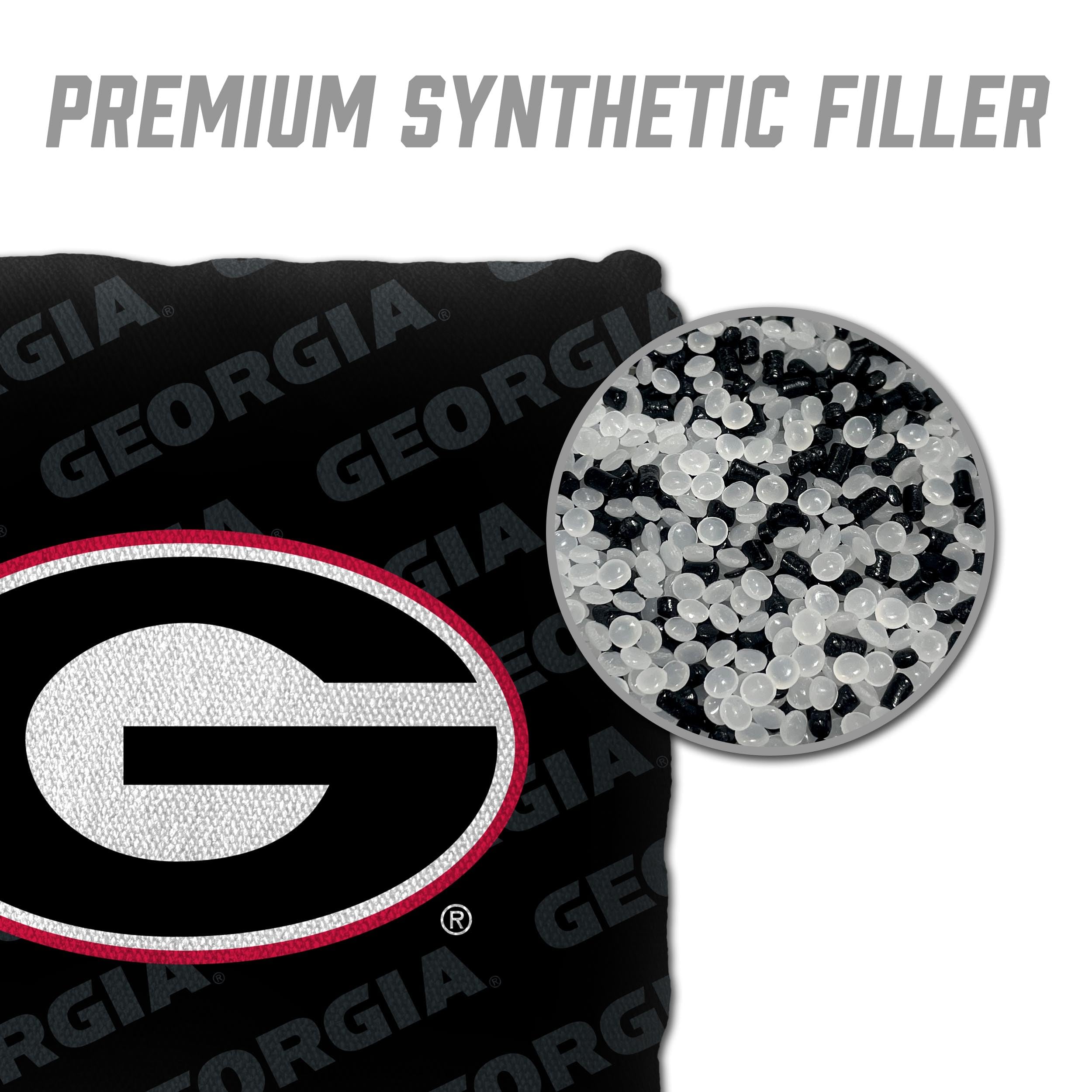 YouTheFan NCAA Georgia Bulldogs - Cornhole Bags - 4PK - Black - Sports Collectibles, Sports Memorabilia, Sports Fan Shop, Sports Gifts