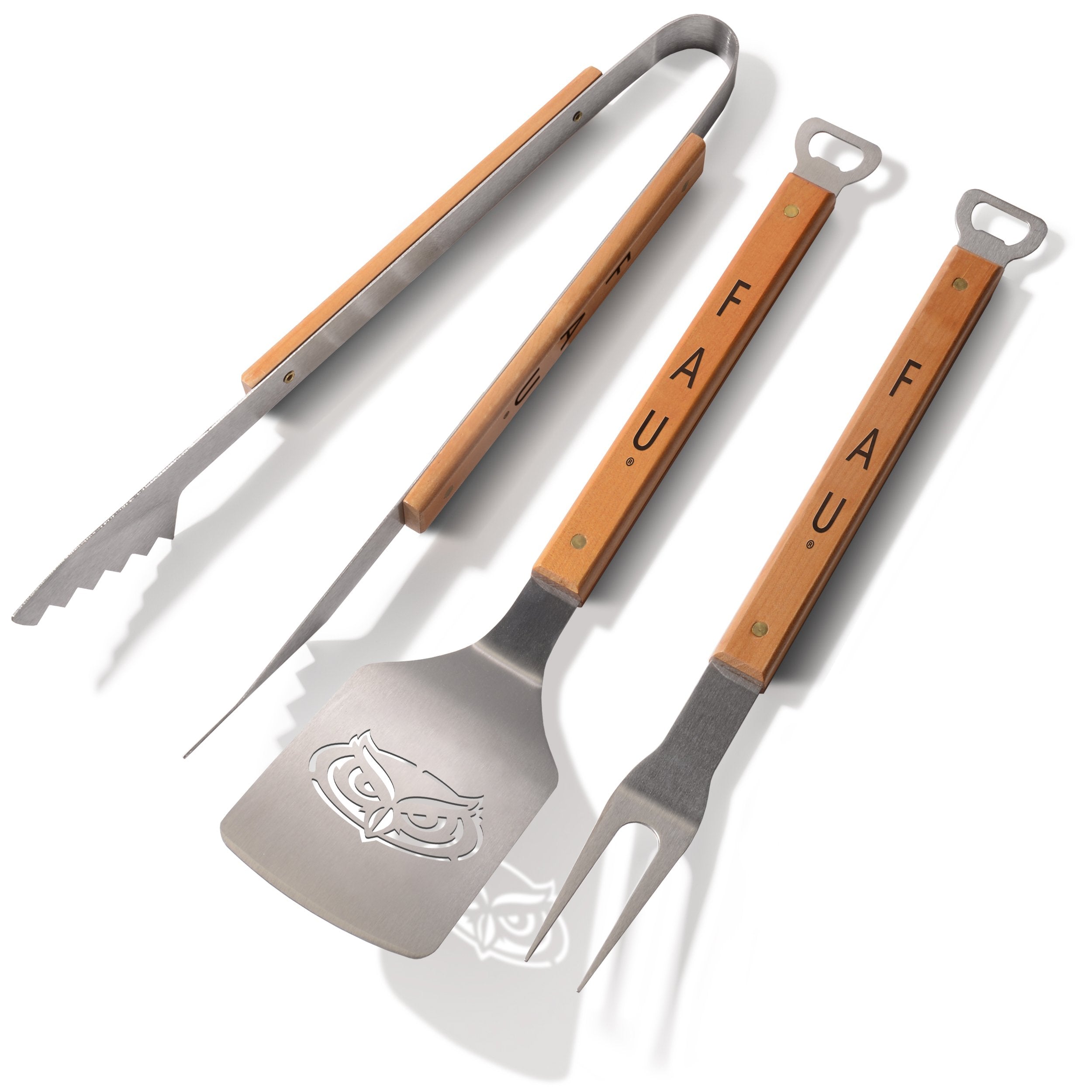NCAA Notre Dame Fighting Irish Classic Series 3-Piece BBQ Set, Notre Dame Fighting Irish, ND Logo - Sports Collectibles, Sports Memorabilia, Sports Fan Shop, Sports Gifts