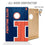 YouTheFan NCAA Illinois Fighting Illini 2’ x 3’ Wood Cornhole Game with Logo Bags - Sports Collectibles, Sports Memorabilia, Sports Fan Shop, Sports Gifts