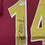 Framed Autographed/Signed Thierry Henry 35x39 Arsenal Red Soccer Jersey Beckett BAS COA