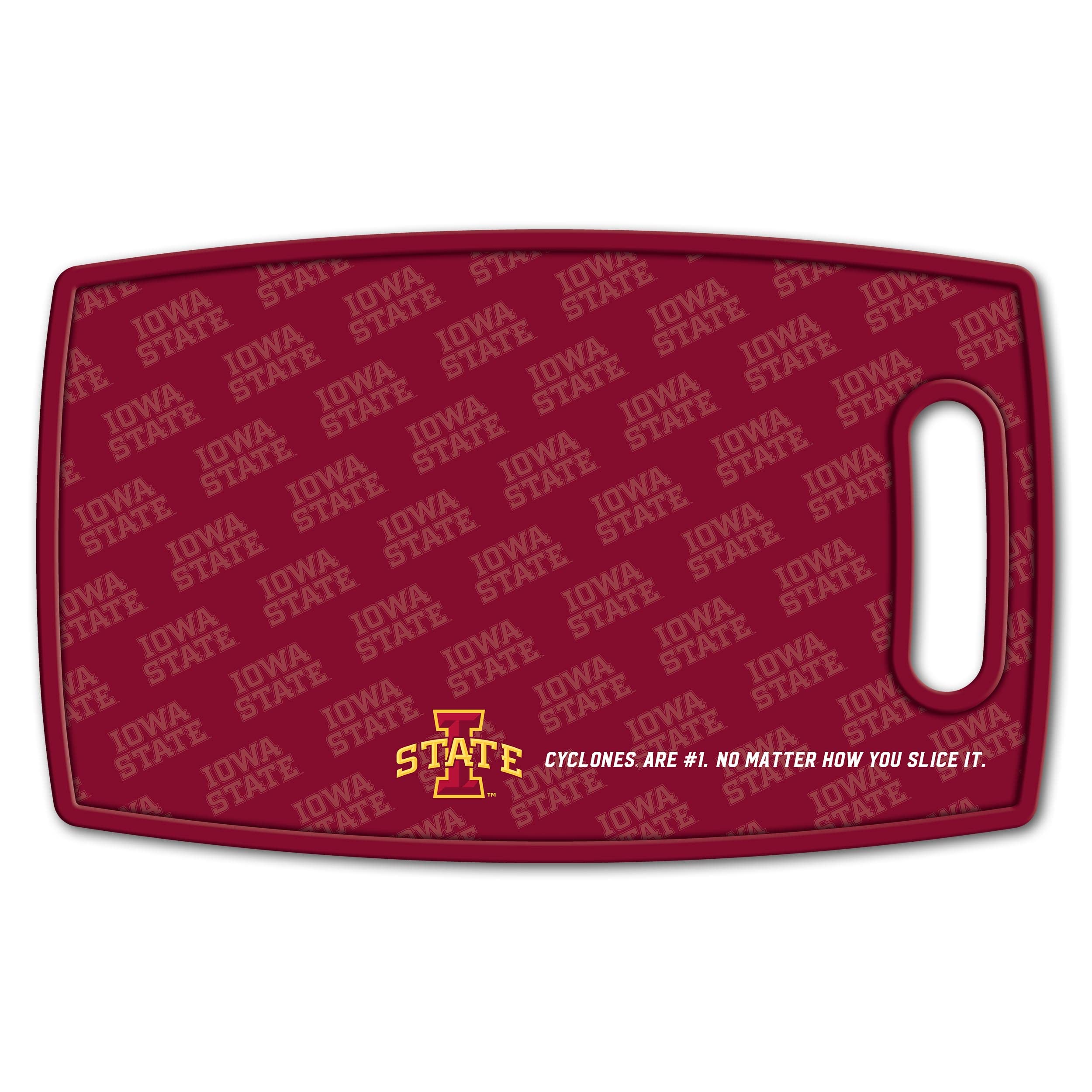 YouTheFan NCAA Iowa State Cyclones Logo Series Cutting Board - Sports Gifts, Sports Memorabilia, Sports Collectibles, Fan Shop