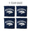YouTheFan NCAA Nevada Wolf Pack Cornhole Bags - 4PK - Blue - Sports Collectibles, Sports Memorabilia, Sports Fan Shop, Sports Gifts