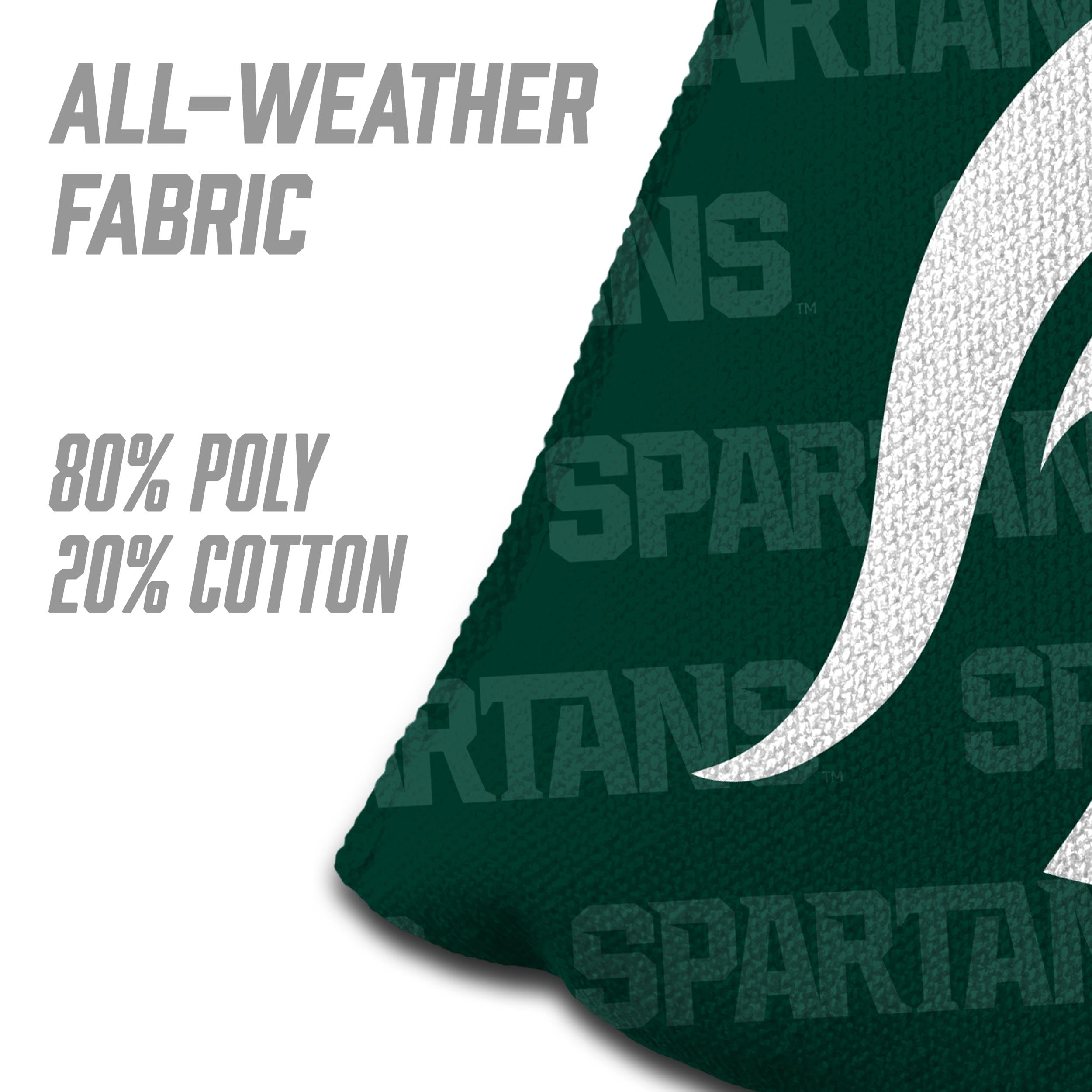YouTheFan NCAA Michigan State Spartans Cornhole Bags - 4PK - Green - Sports Collectibles, Sports Memorabilia, Sports Fan Shop, Sports Gifts