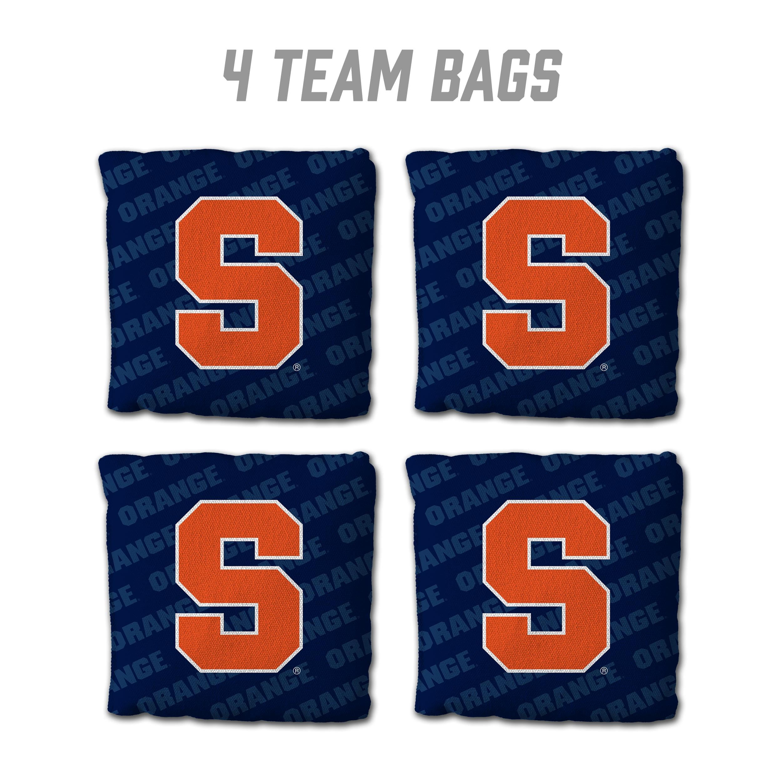 YouTheFan NCAA Syracuse Orange Cornhole Bags - 4PK - Blue - Sports Collectibles, Sports Memorabilia, Sports Fan Shop, Sports Gifts