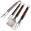 YouTheFan 5021985 NCAA Texas Tech Red Raiders Spirit Series 3-Piece BBQ Set, 22" x 9", Team Colors - Sports Collectibles, Sports Memorabilia, Sports Fan Shop, Sports Gifts