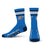 For Bare Feet NBA OKLAHOMA CITY THUNDER 4 Stripe Deuce Crew Sock Team Color YOUTH