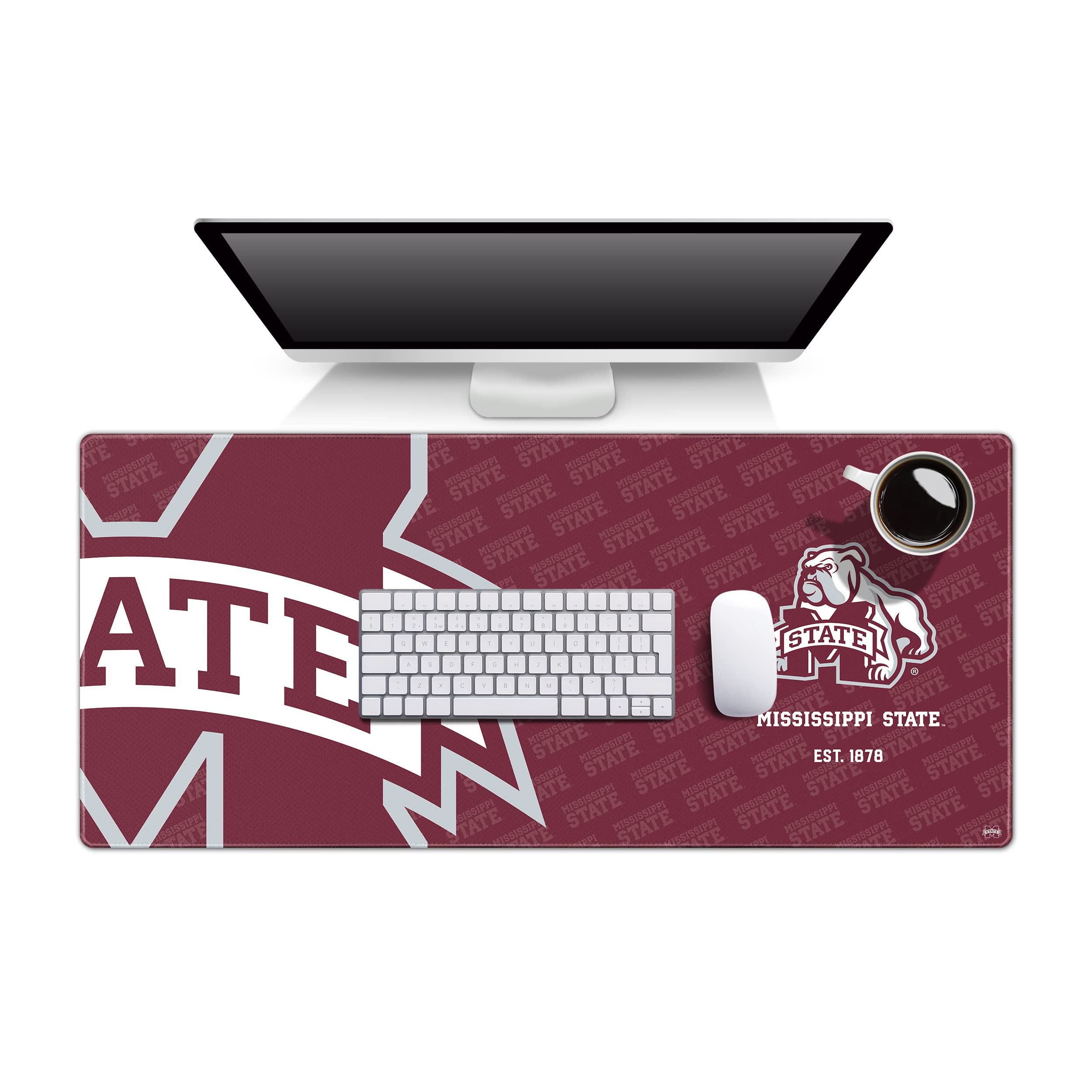 YouTheFan NCAA Mississippi State Bulldogs Logo Series Desk Pad - Sports Collectibles, Sports Memorabilia, Sports Fan Shop, Sports Gifts