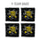 YouTheFan NCAA Wichita State Shockers Cornhole Bags - 4PK - Black - Sports Collectibles, Sports Memorabilia, Sports Fan Shop, Sports Gifts