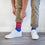 For Bare Feet NFL BUFFALO BILLS Elevate Premium Dress Crew Sock Team Color Large - Sports Gifts, Sports Memorabilia, Sports Collectibles, Fan Shop