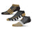 For Bare Feet NFL NEW ORLEANS SAINTS Stripe Stack 3 Pack Ankle Sock Team Colors Large - Sports Gifts, Sports Memorabilia, Sports Collectibles, Fan Shop