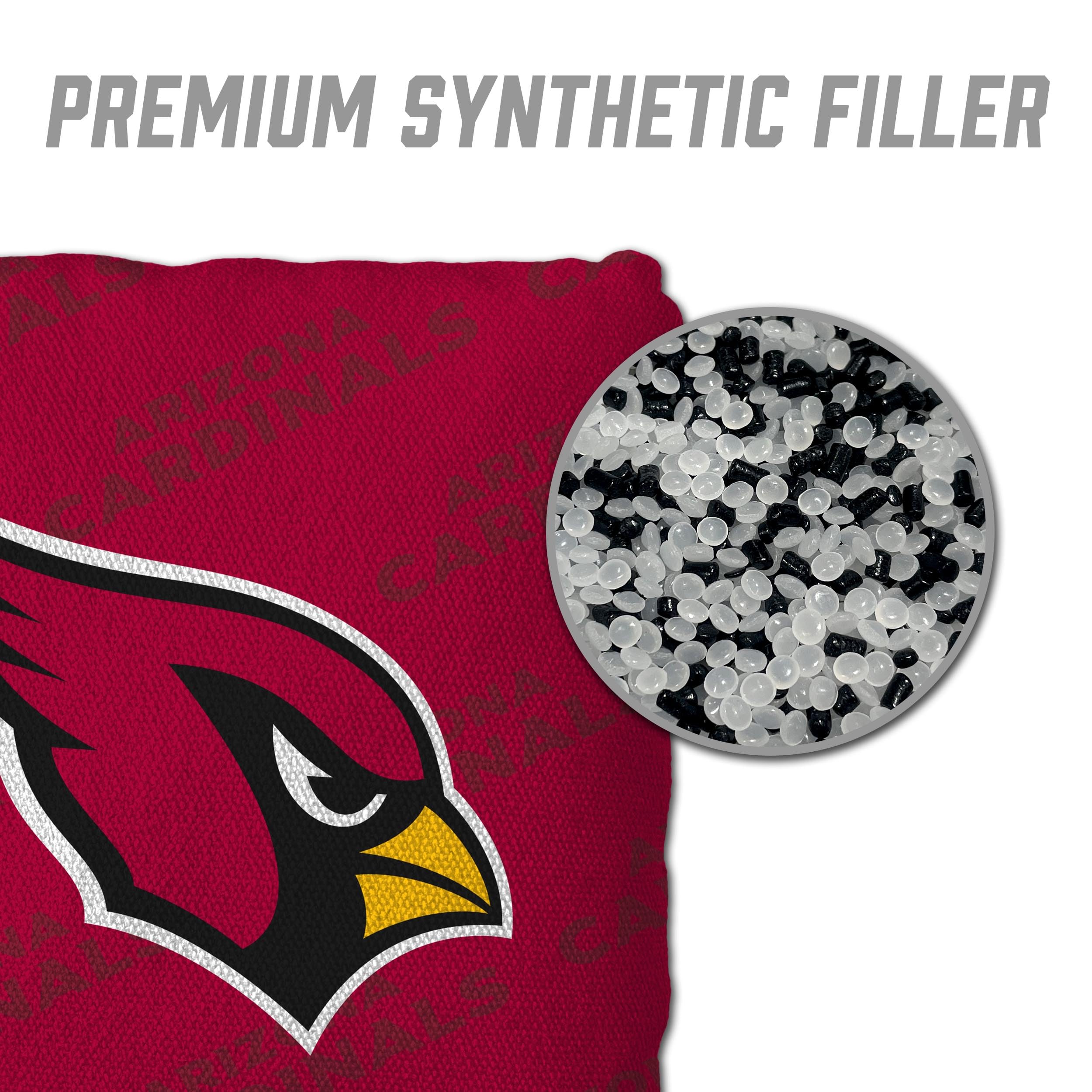 YouTheFan NFL Arizona Cardinals Cornhole Bags - 4PK - Red - Sports Collectibles, Sports Memorabilia, Sports Fan Shop, Sports Gifts