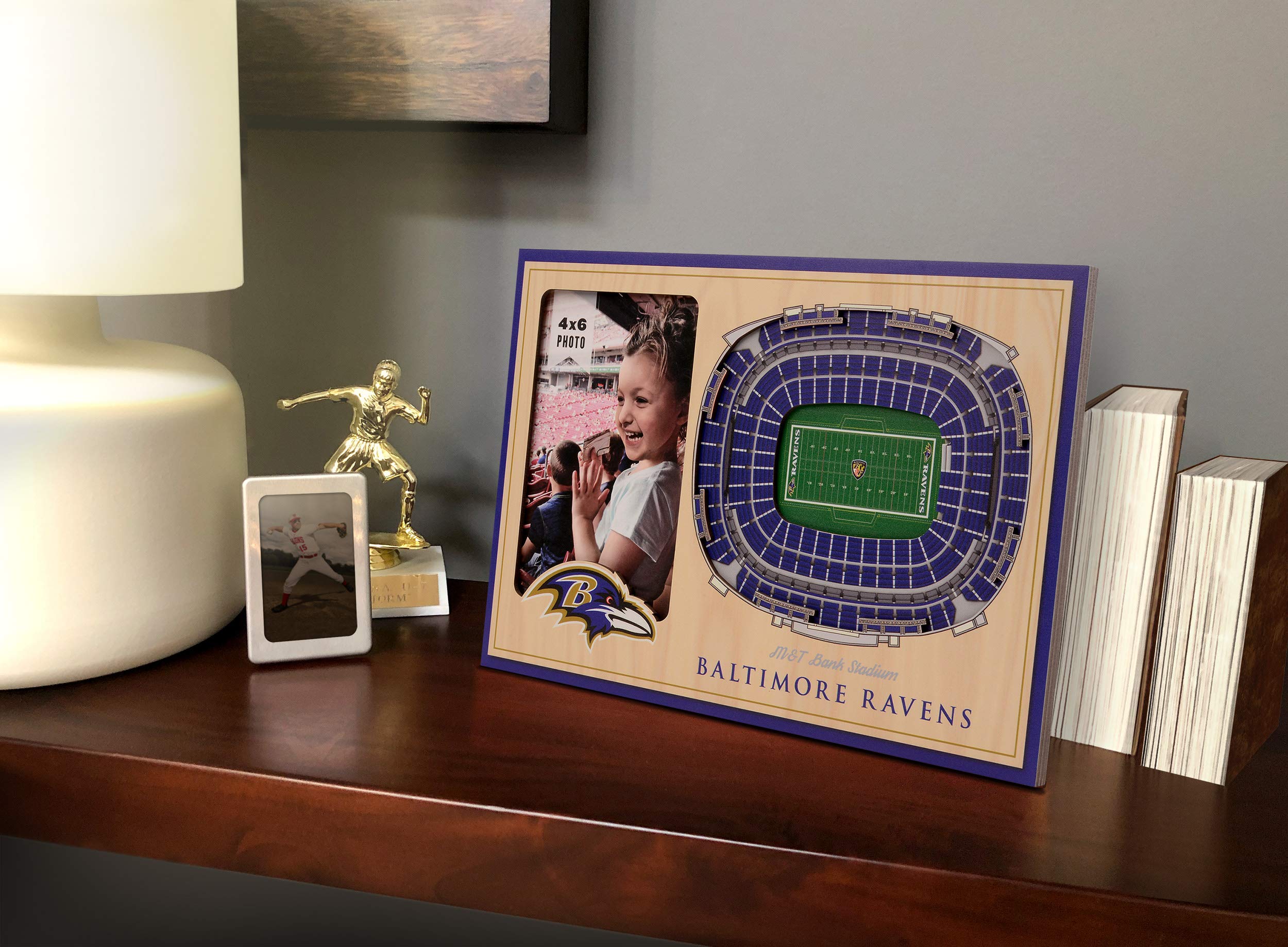 YouTheFan NFL Baltimore Ravens 3D StadiumViews Picture Frame - Sports Collectibles, Sports Memorabilia, Sports Fan Shop, Sports Gifts