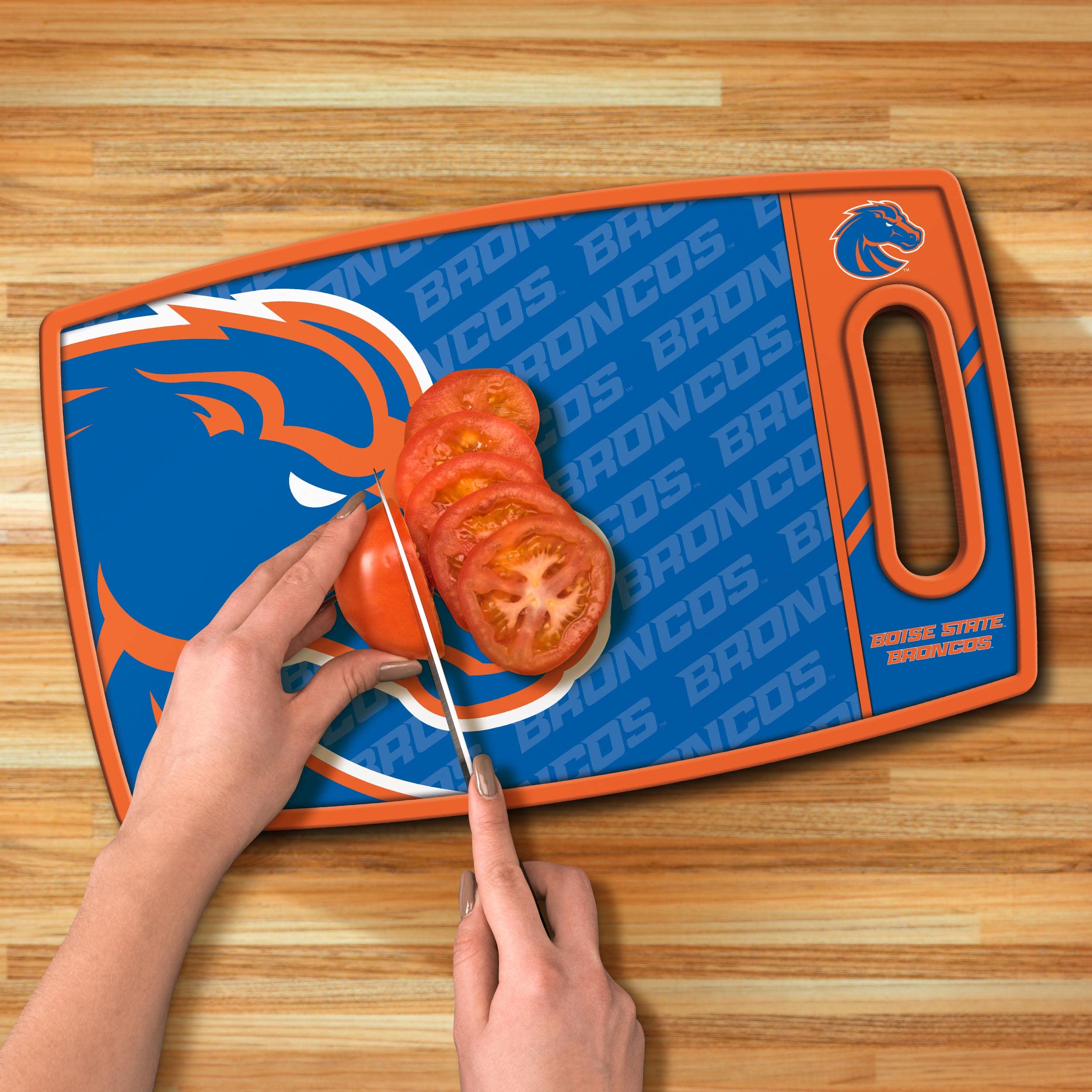 YouTheFan NCAA Boise State Broncos Logo Series Cutting Board - Sports Collectibles, Sports Memorabilia, Sports Fan Shop, Sports Gifts