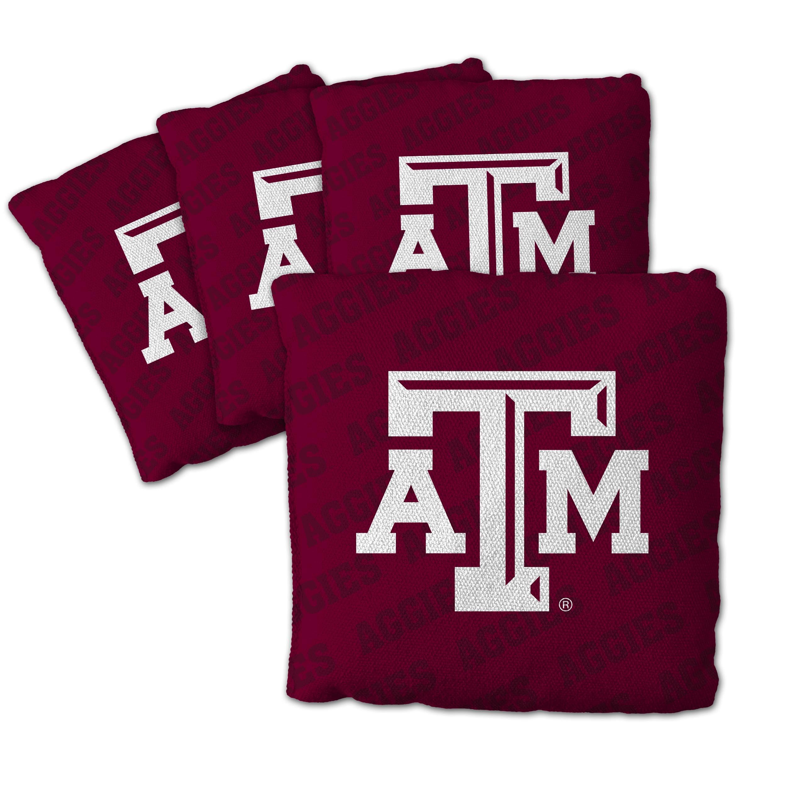 YouTheFan NCAA Texas A&M Aggies Cornhole Bags - 4PK - Maroon - Sports Collectibles, Sports Memorabilia, Sports Fan Shop, Sports Gifts