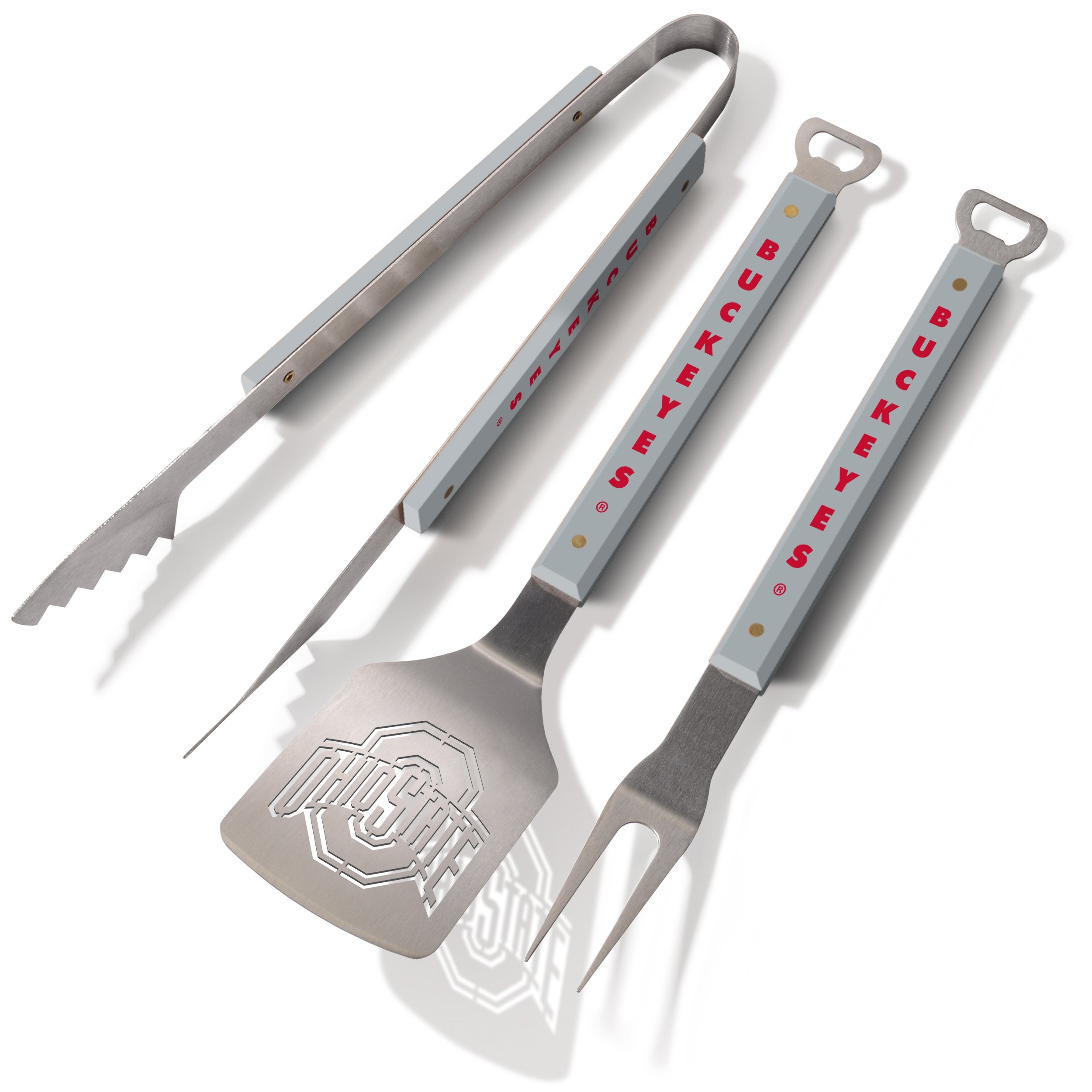YouTheFan NCAA Spirit Series 3pc BBQ Set, 22" x 9" - Sports Collectibles, Sports Memorabilia, Sports Fan Shop, Sports Gifts