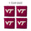 YouTheFan NCAA Virginia Tech Hokies Cornhole Bags - 4PK - Maroon - Sports Collectibles, Sports Memorabilia, Sports Fan Shop, Sports Gifts