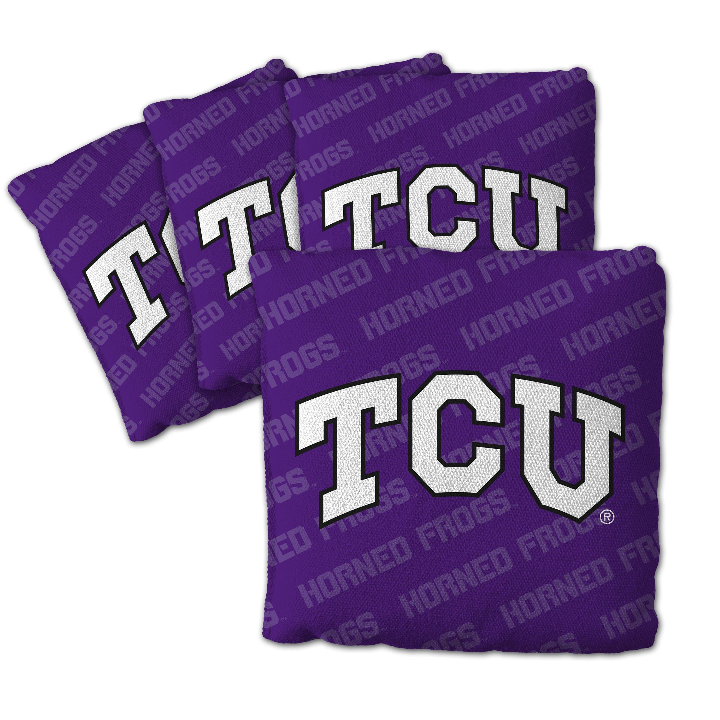 YouTheFan NCAA TCU Horned Frogs Cornhole Bags - 4PK - Purple - Sports Collectibles, Sports Memorabilia, Sports Fan Shop, Sports Gifts