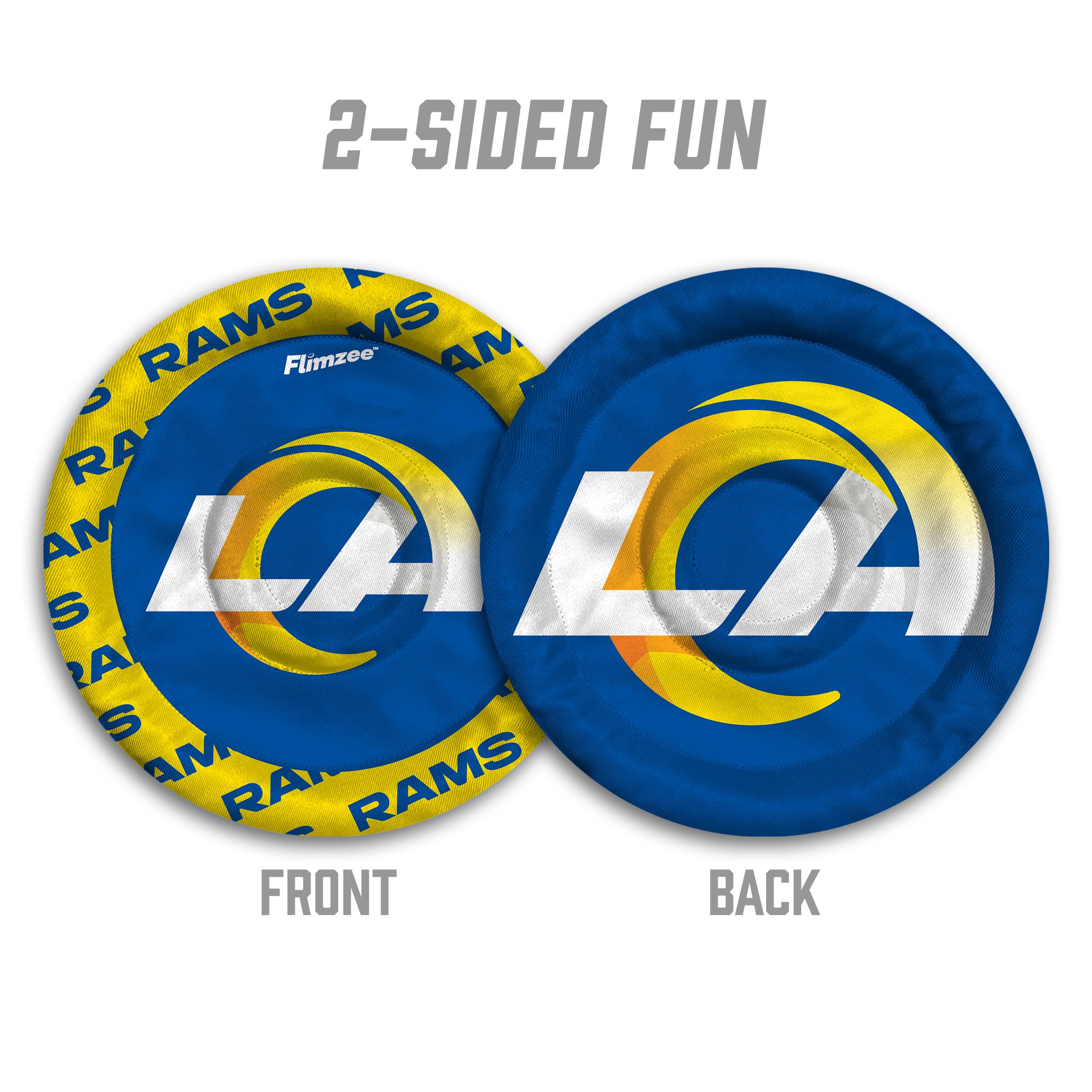 YouTheFan NFL Los Angeles Rams Flimzee Bean-Bag Flying Disc - Sports Collectibles, Sports Memorabilia, Sports Fan Shop, Sports Gifts